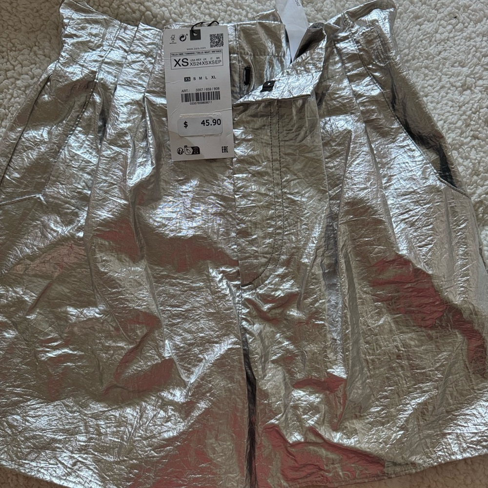 Silver Women's Shorts